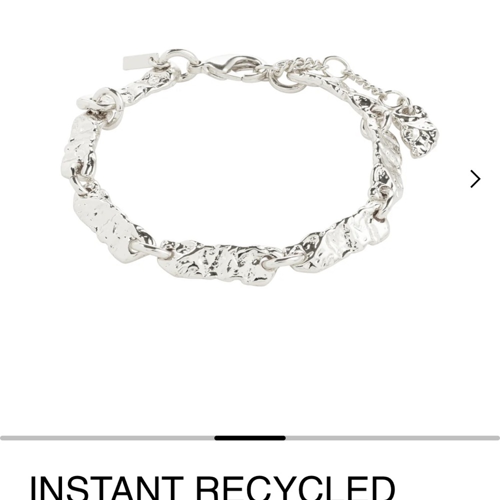 Pilgrim Recycled Textured Bracelet